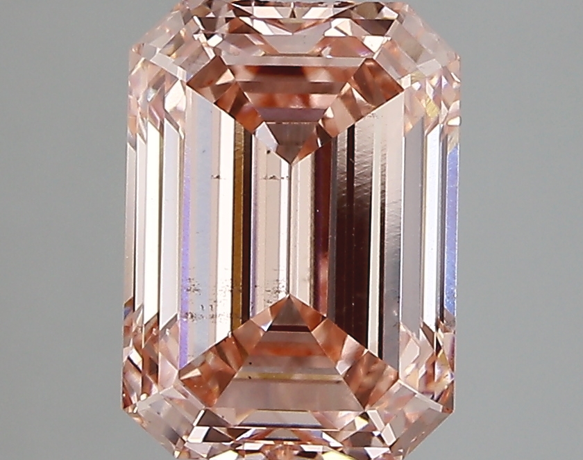 2.90ct FANCY VIVID  PINK VS2 Emerald (IGI)