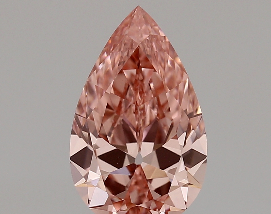 1.66ct FANCY VIVID  PINK VVS2 Pear (IGI)