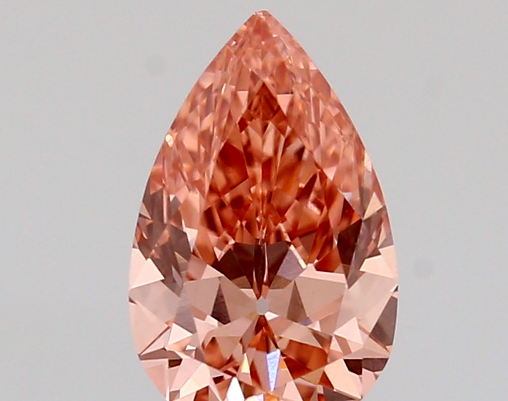 1.04ct FANCY VIVID  PINK VS2 Pear (IGI)