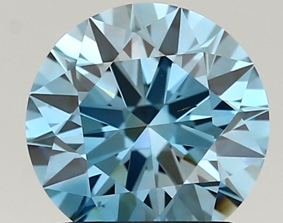 1.35ct FANCY VIVID  BLUE VS2 Round (IGI)