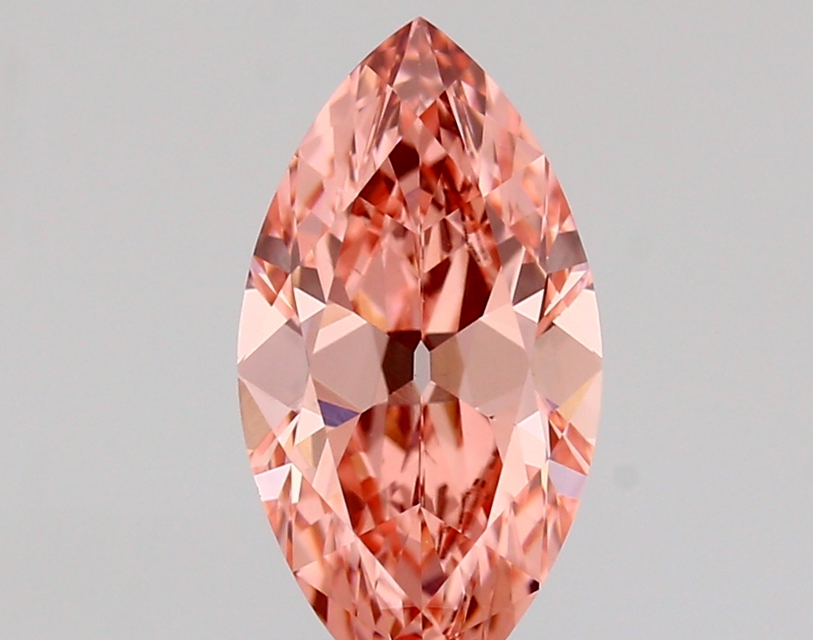 1.51ct FANCY VIVID  PINK VVS2 Marquise Old Miner (IGI)
