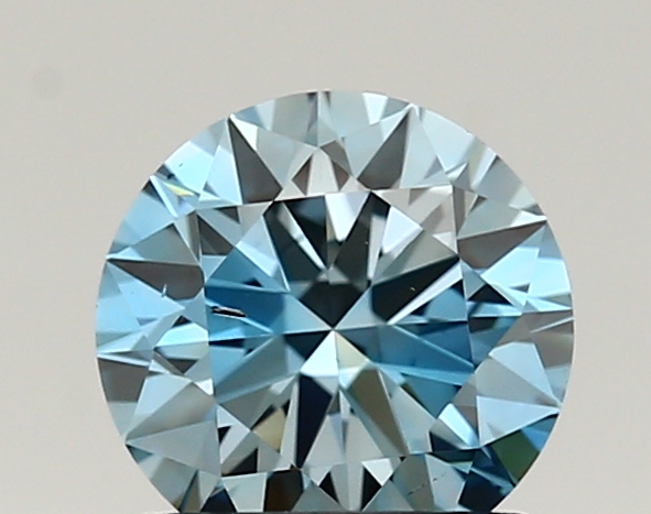 1.01ct FANCY VIVID  BLUE SI1 Round (IGI)
