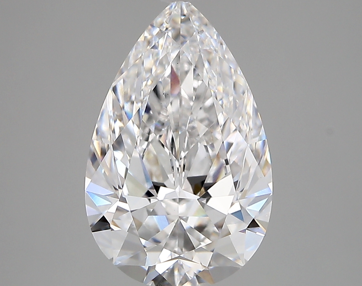 3.47ct D VS1 Pear (IGI)
