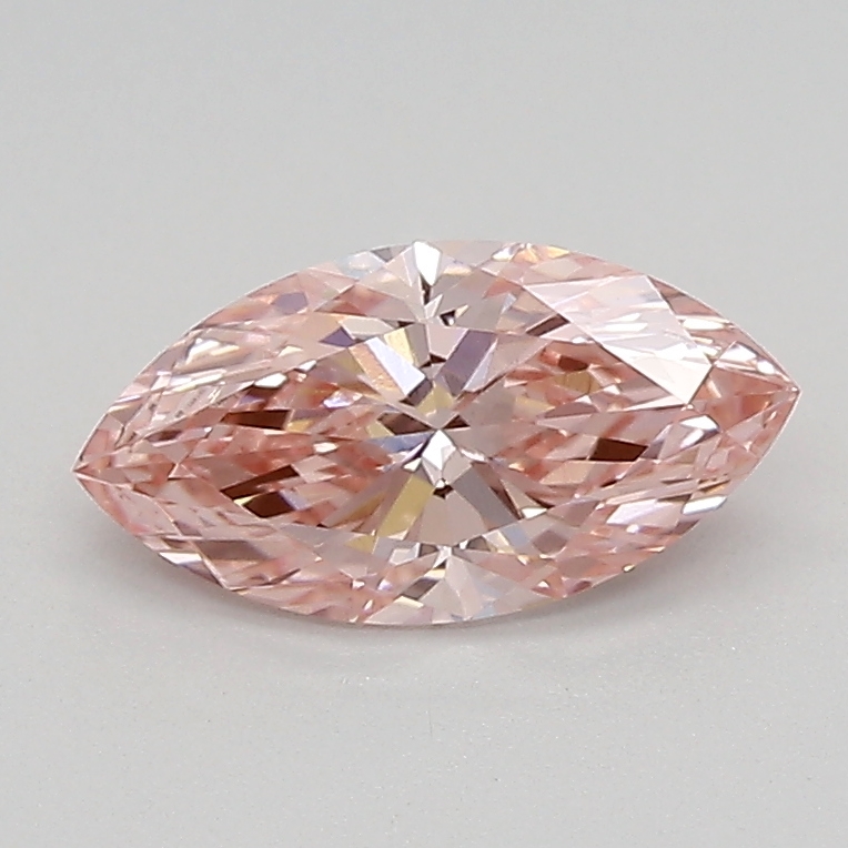 0.81ct FANCY VIVID  PINK VVS2 Marquise (IGI)