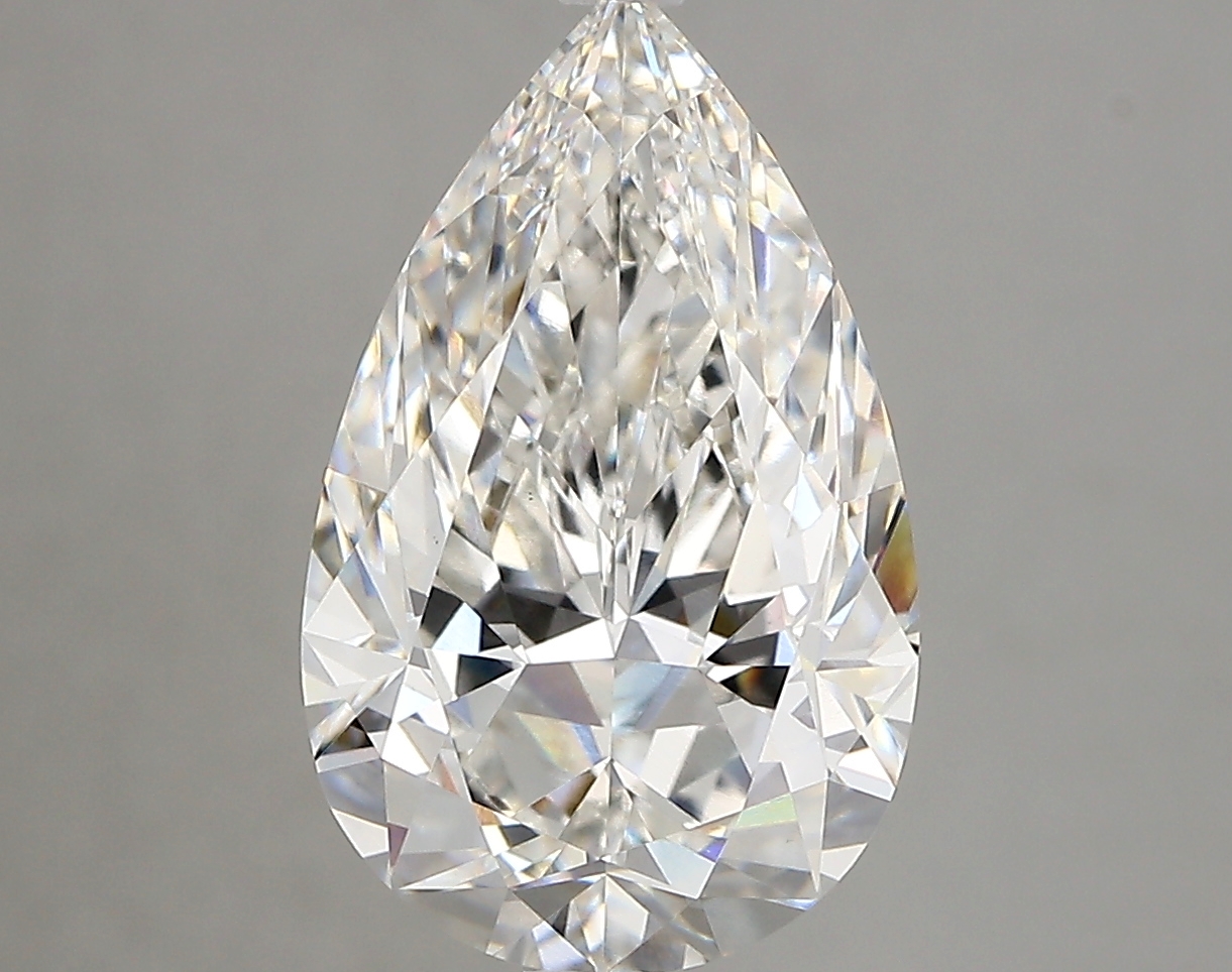 3.86ct F VVS2 Pear (IGI)