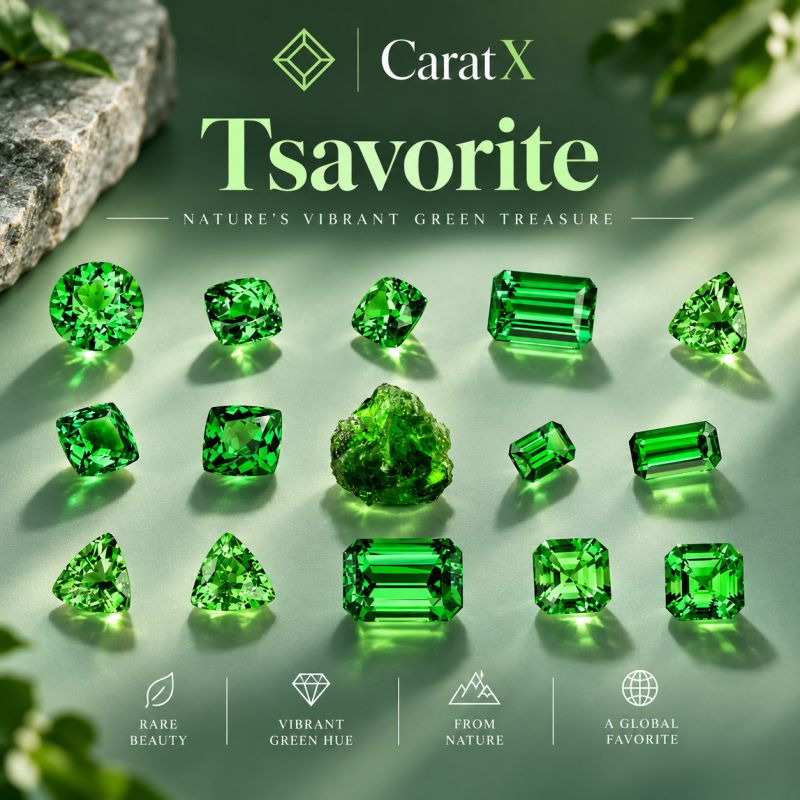 Tsavorite: The Rare Green Garnet with a Natural Glow
