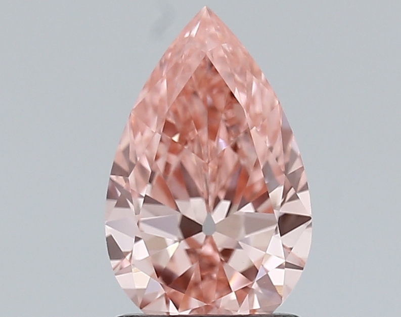 1.22ct FANCY VIVID  PINK VVS2 Pear (IGI)