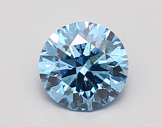 0.95ct FANCY VIVID  BLUE SI2 Round (IGI)