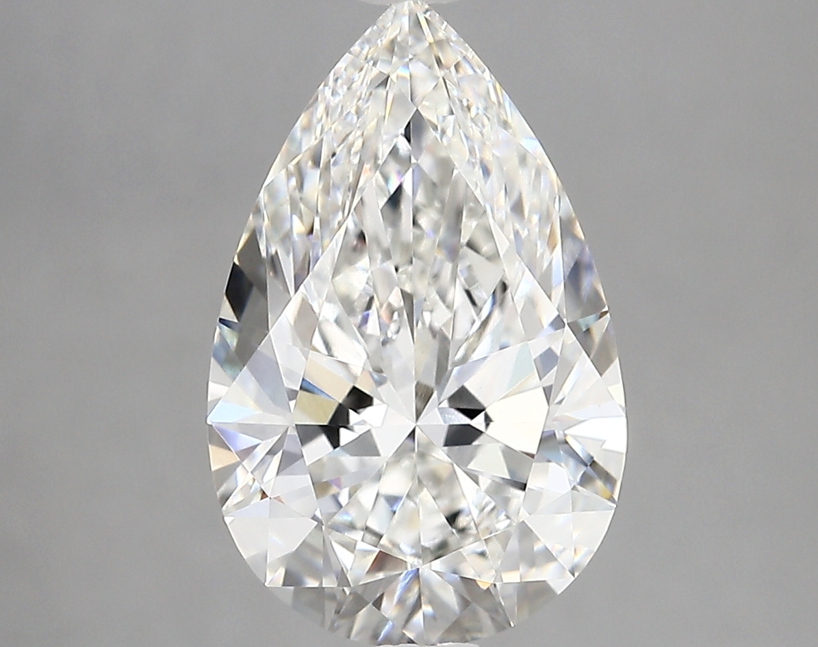 3.76ct F VVS2 Pear (IGI)