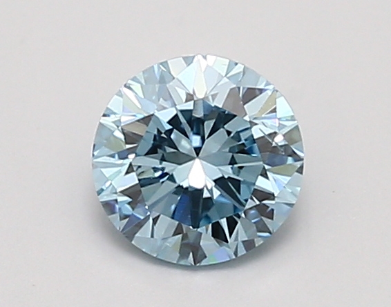 0.96ct FANCY VIVID  BLUE SI1 Round (IGI)