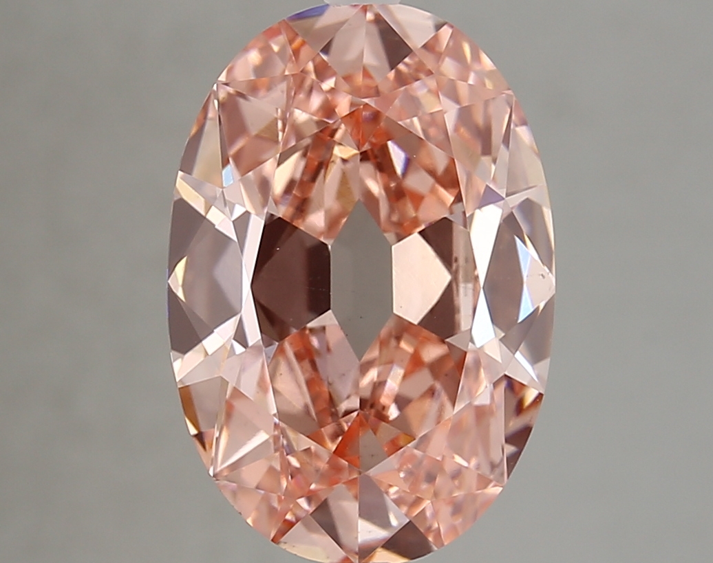 5.02ct FANCY VIVID  PINK VS2 Oval Old Miner (IGI)
