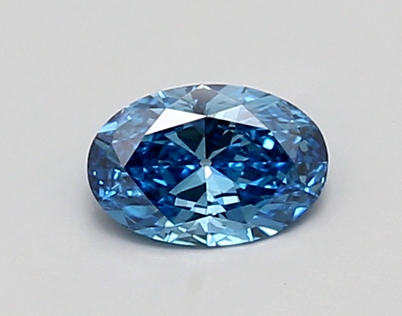 0.54ct FANCY VIVID  BLUE VS1 Oval (IGI)