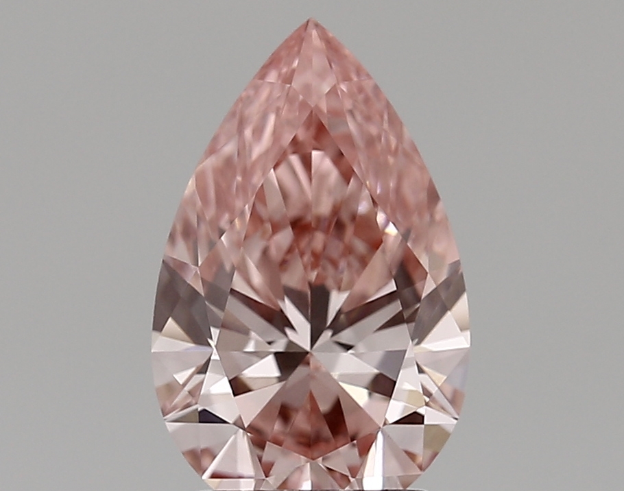 1.77ct FANCY VIVID  PINK VVS2 Pear (IGI)