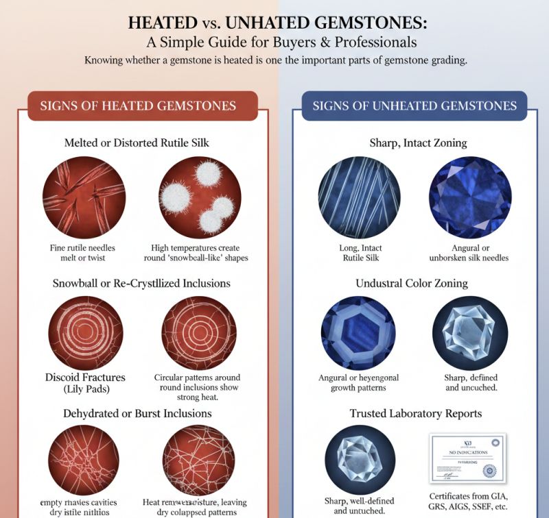 The Definitive Guide to Heated vs. Unheated Gemstones: Science, Value, and Smart Buying