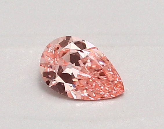 0.34ct FANCY VIVID  PINK SI1 Pear (IGI)