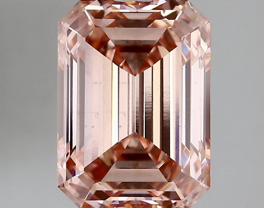 4.03ct FANCY VIVID  PINK VS2 Emerald (IGI)