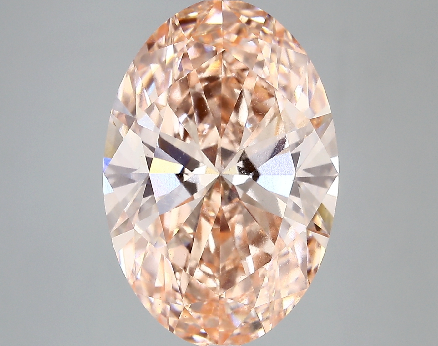 7.01ct FANCY INTENSE  PINK VS1 Oval (IGI)