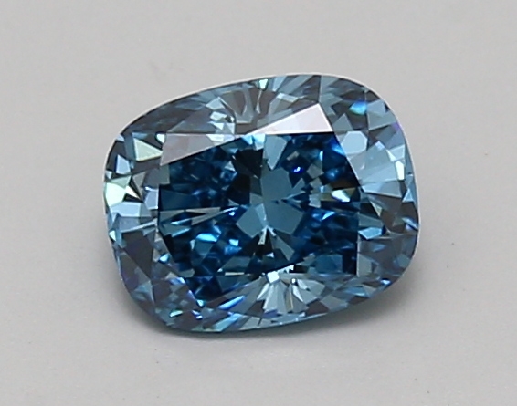 0.98ct FANCY VIVID  BLUE VS1 Cushion (IGI)