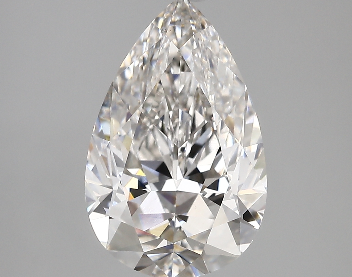 3.70ct F VS1 Pear (IGI)