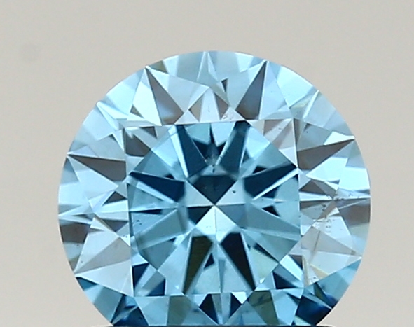 1.04ct FANCY VIVID  BLUE SI1 Round (IGI)