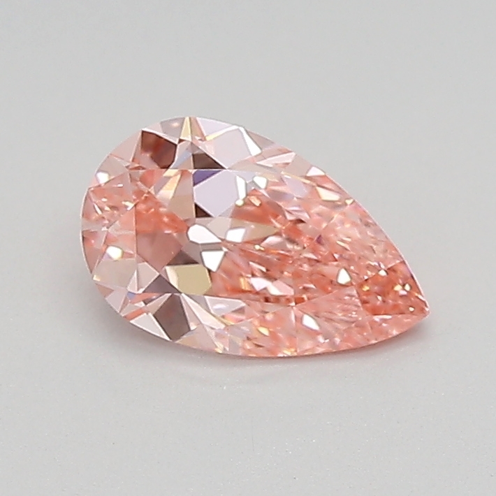 0.57ct FANCY VIVID  PINK VS1 Pear (IGI)