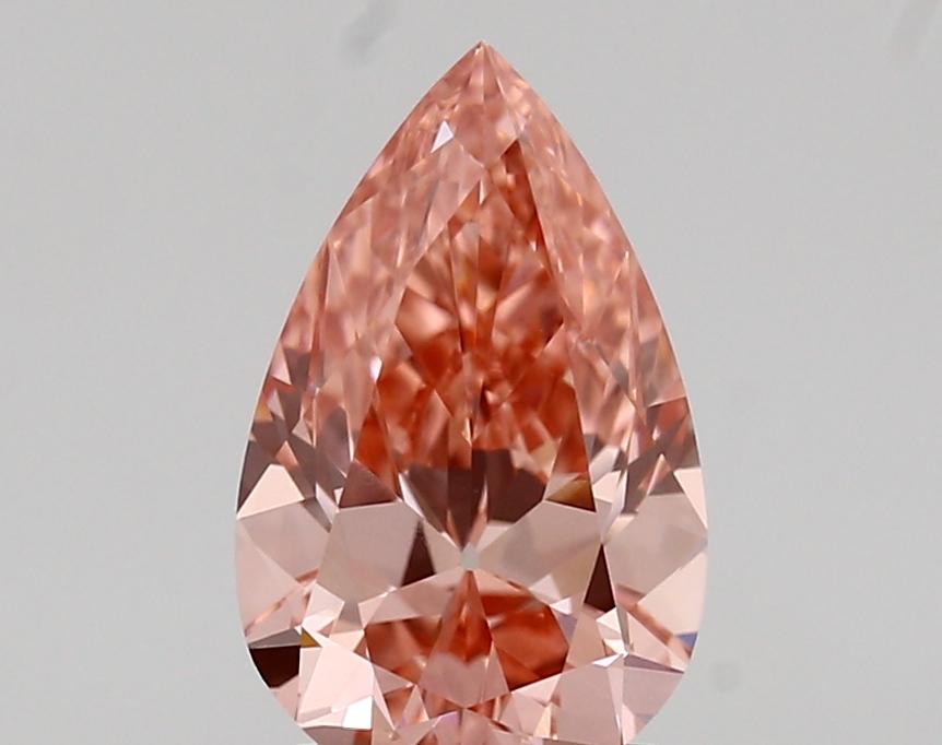 1.52ct FANCY VIVID  PINK VVS2 Pear (IGI)