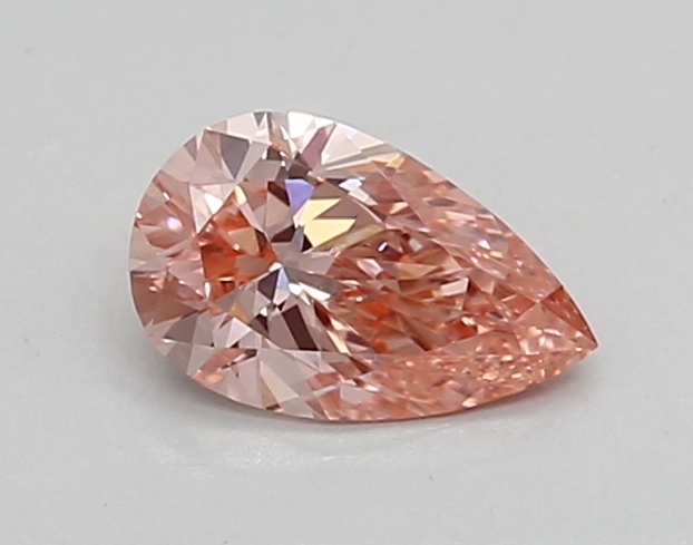0.45ct FANCY VIVID  PINK VVS2 Pear (IGI)