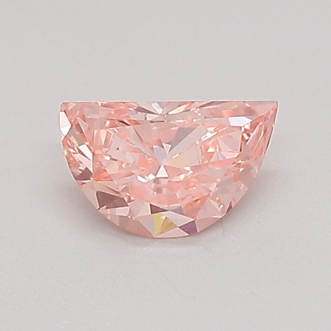 0.37ct FANCY VIVID  PINK VS1 Half Moon (IGI)