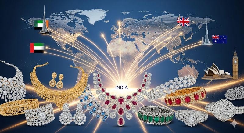 India’s Free Trade Agreements: The Master Key to Global Jewellery Export Dominance 💎