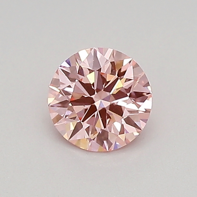 0.41ct FANCY VIVID  PINK VVS2 Round (IGI)