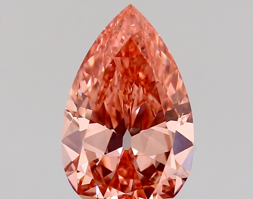 1.84ct FANCY VIVID  PINK VVS2 Pear (IGI)