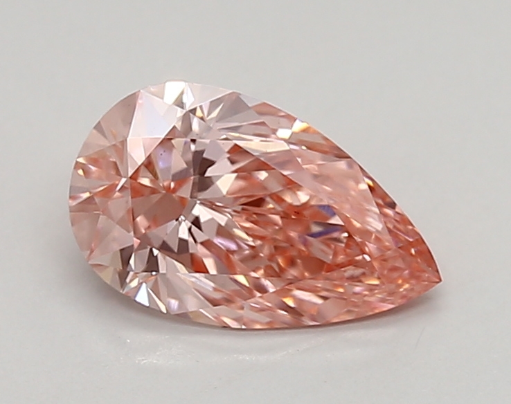 0.92ct FANCY VIVID  PINK VS1 Pear (IGI)