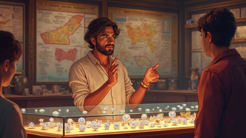 A Deep Dive into Why US Diamonds Command a Higher Price Than India's 💎