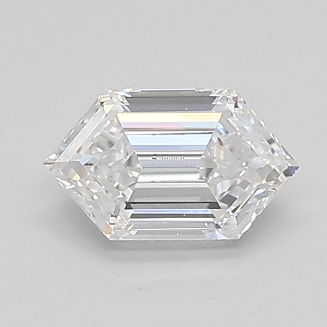 0.61ct D VVS2 Long Hexagon (IGI)