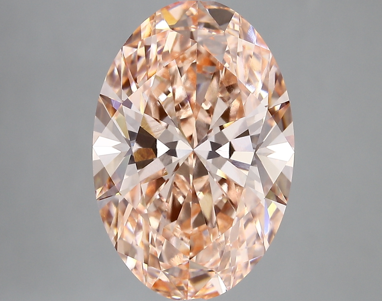 5.85ct FANCY VIVID  PINK VVS2 Oval (IGI)