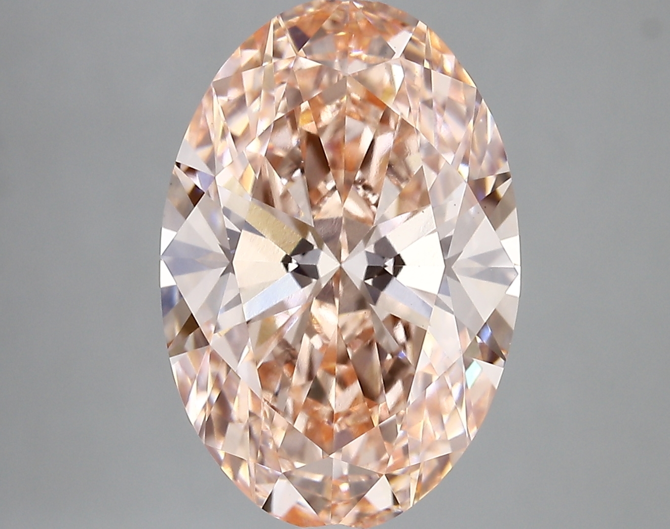 6.11ct FANCY INTENSE  PINK VS1 Oval (IGI)