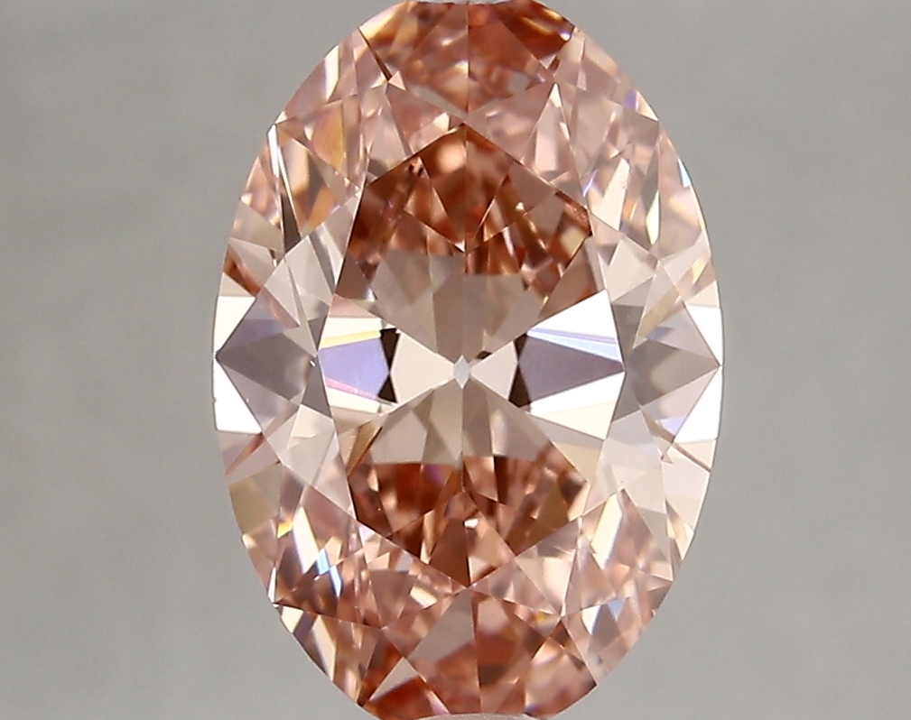3.00ct FANCY VIVID  PINK VS1 Oval Old Miner (IGI)