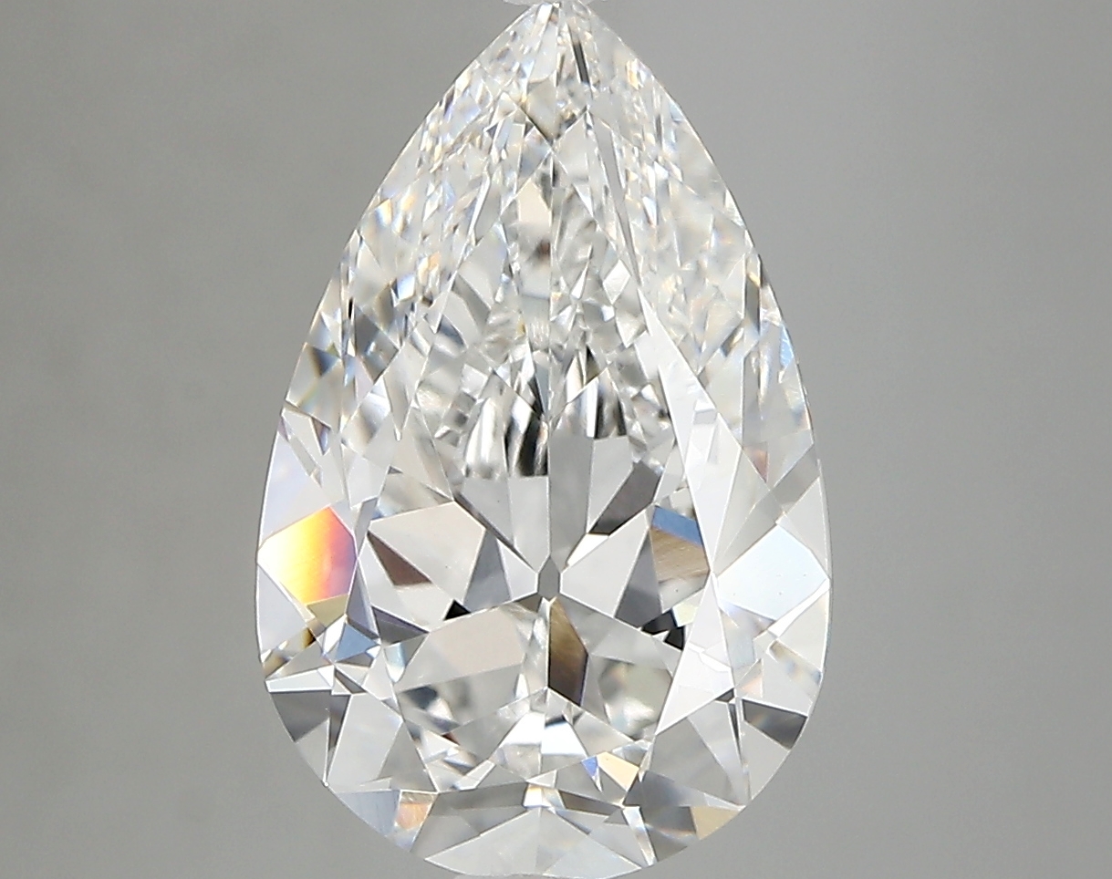4.02ct E VVS2 Pear (IGI)