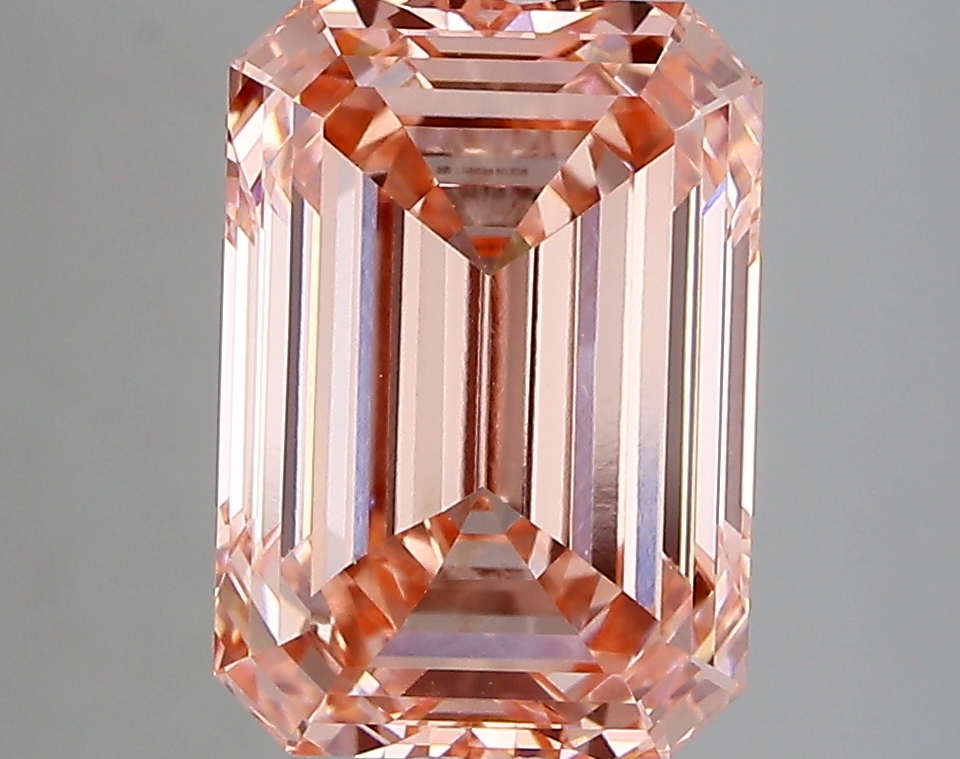 4.01ct FANCY VIVID  PINK VVS2 Emerald (IGI)