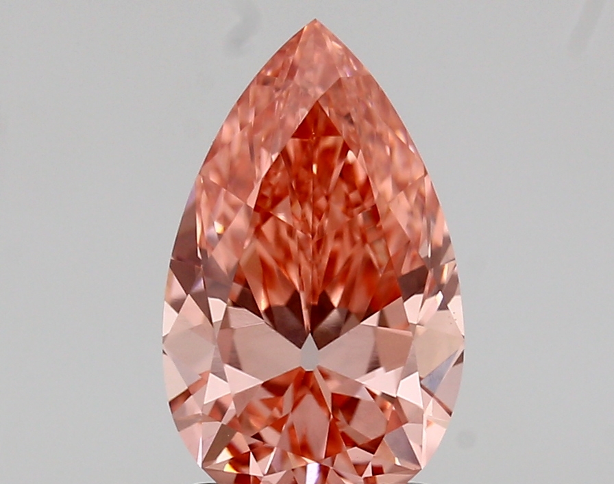 1.72ct FANCY VIVID  PINK VVS2 Pear (IGI)