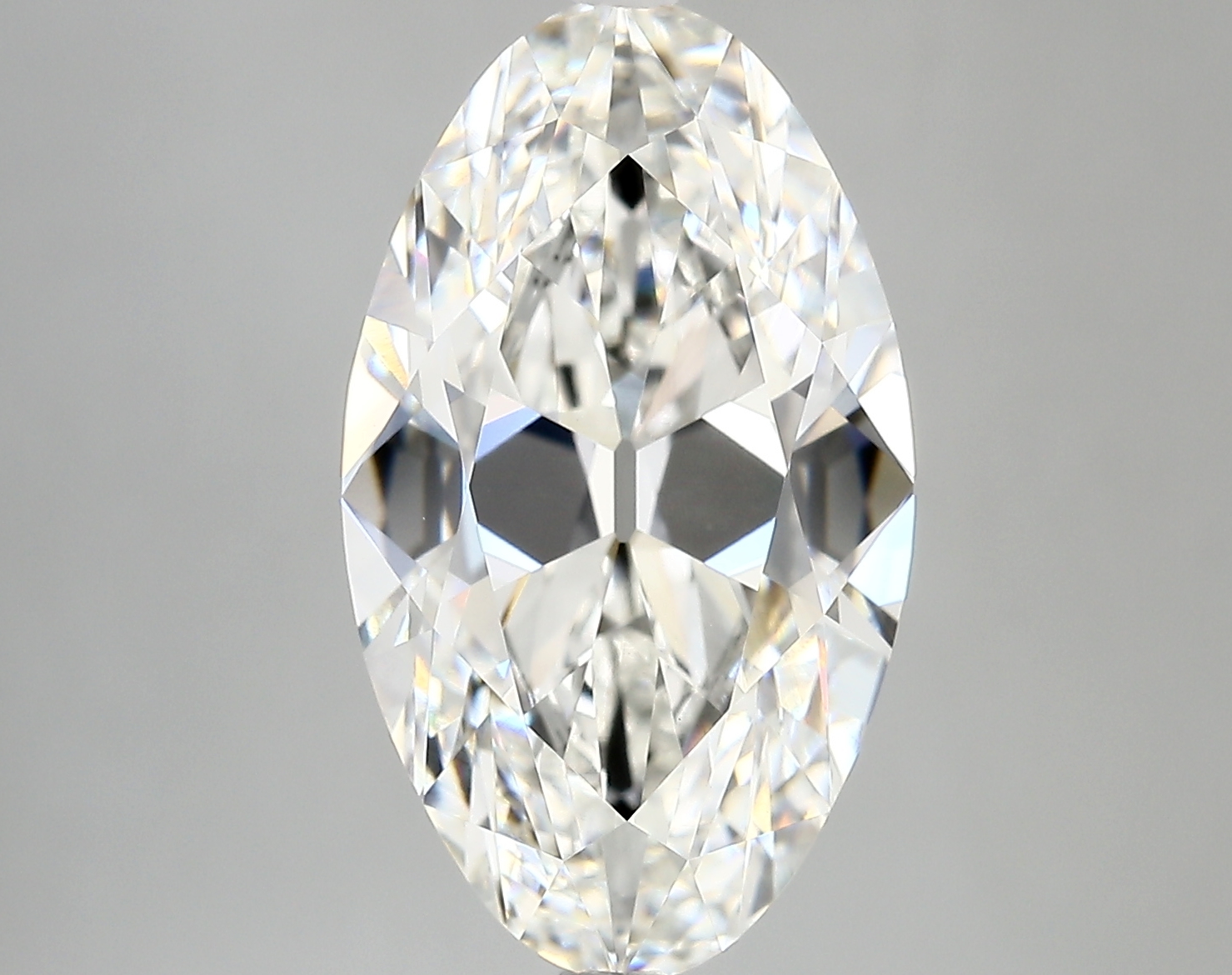 6.49ct F VVS2 Moval (IGI)