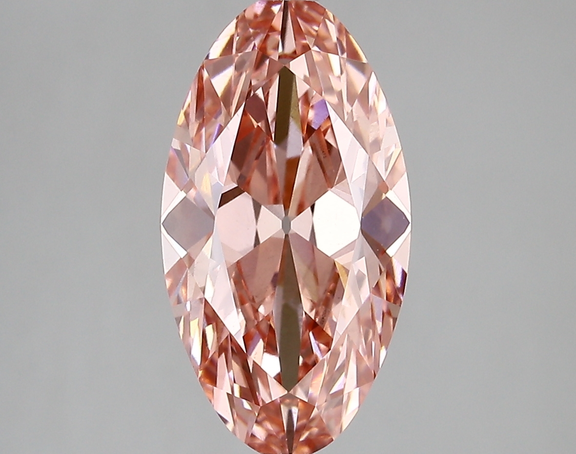3.04ct FANCY VIVID  PINK VS1 Moval (IGI)