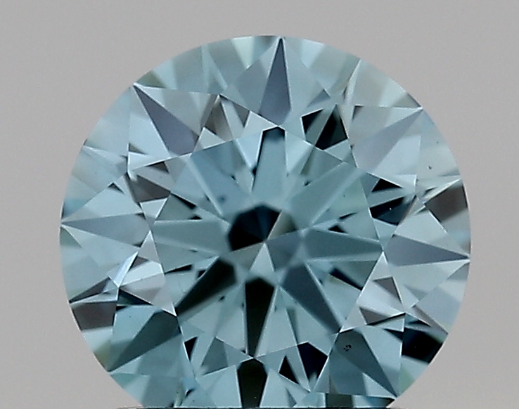 1.42ct FANCY VIVID  BLUE VVS2 Round (IGI)