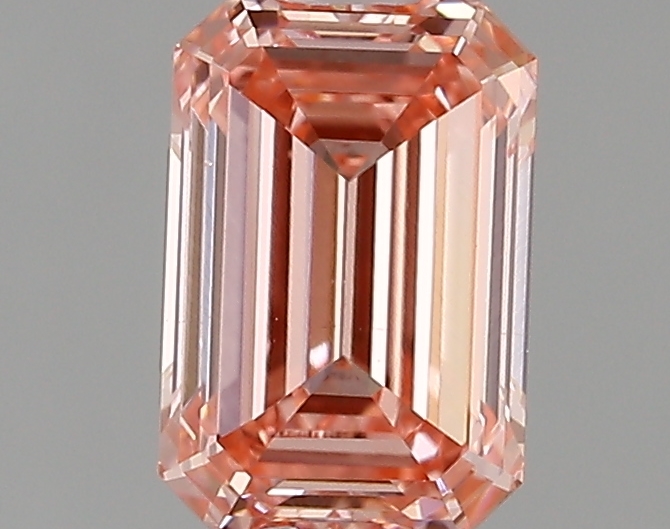 1.00ct FANCY VIVID  PINK VVS2 Emerald (IGI)