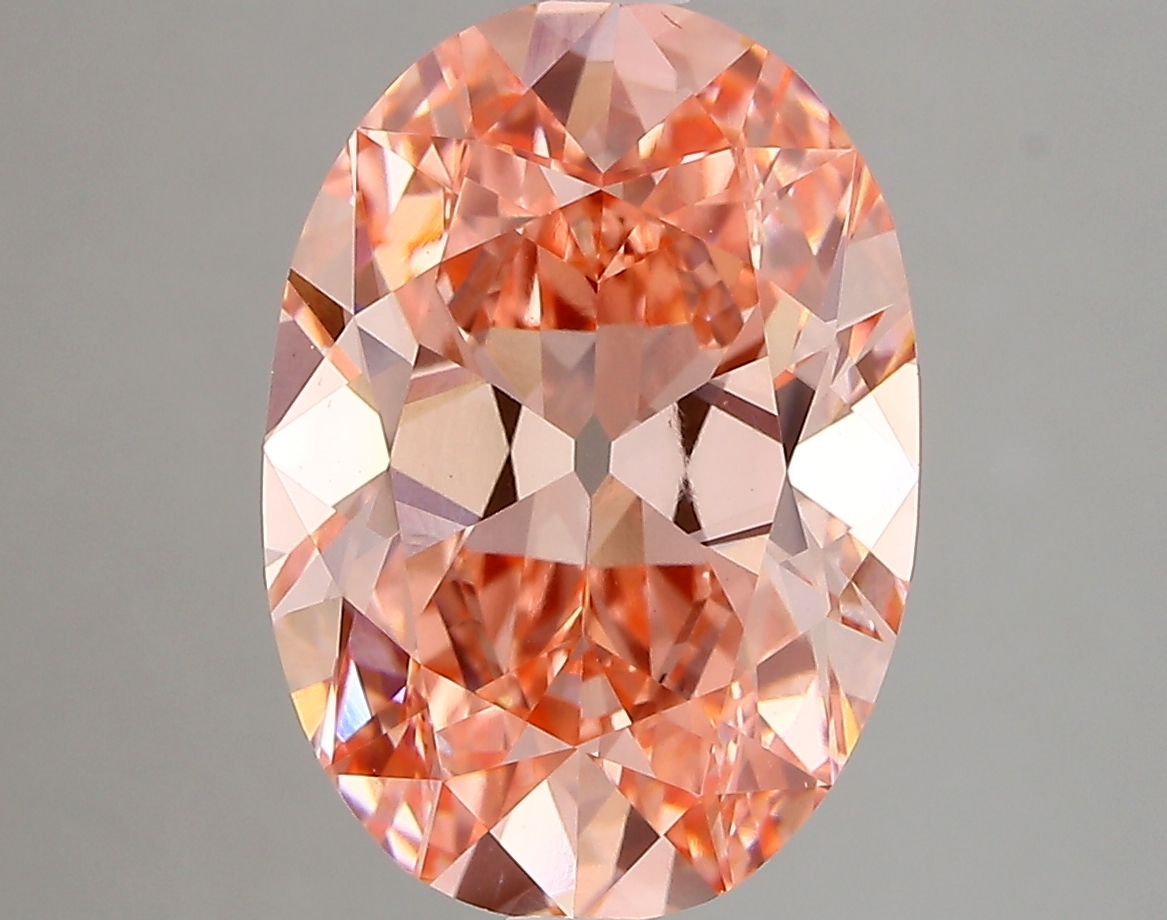 5.01ct FANCY VIVID  PINK VS1 Oval Old Miner (IGI)
