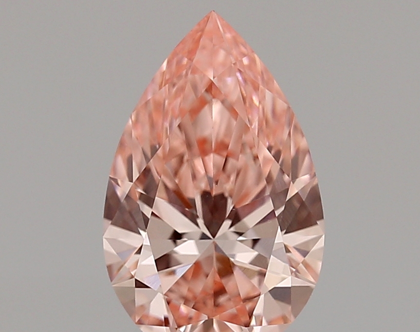 1.66ct FANCY VIVID  PINK VVS2 Pear (IGI)