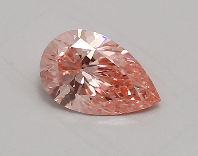 0.93ct FANCY VIVID  PINK VVS1 Pear (IGI)
