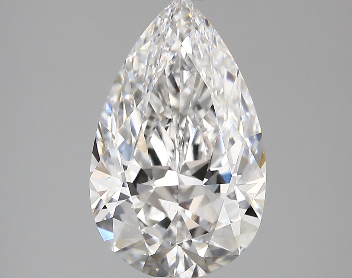 3.42ct E VVS2 Pear (IGI)