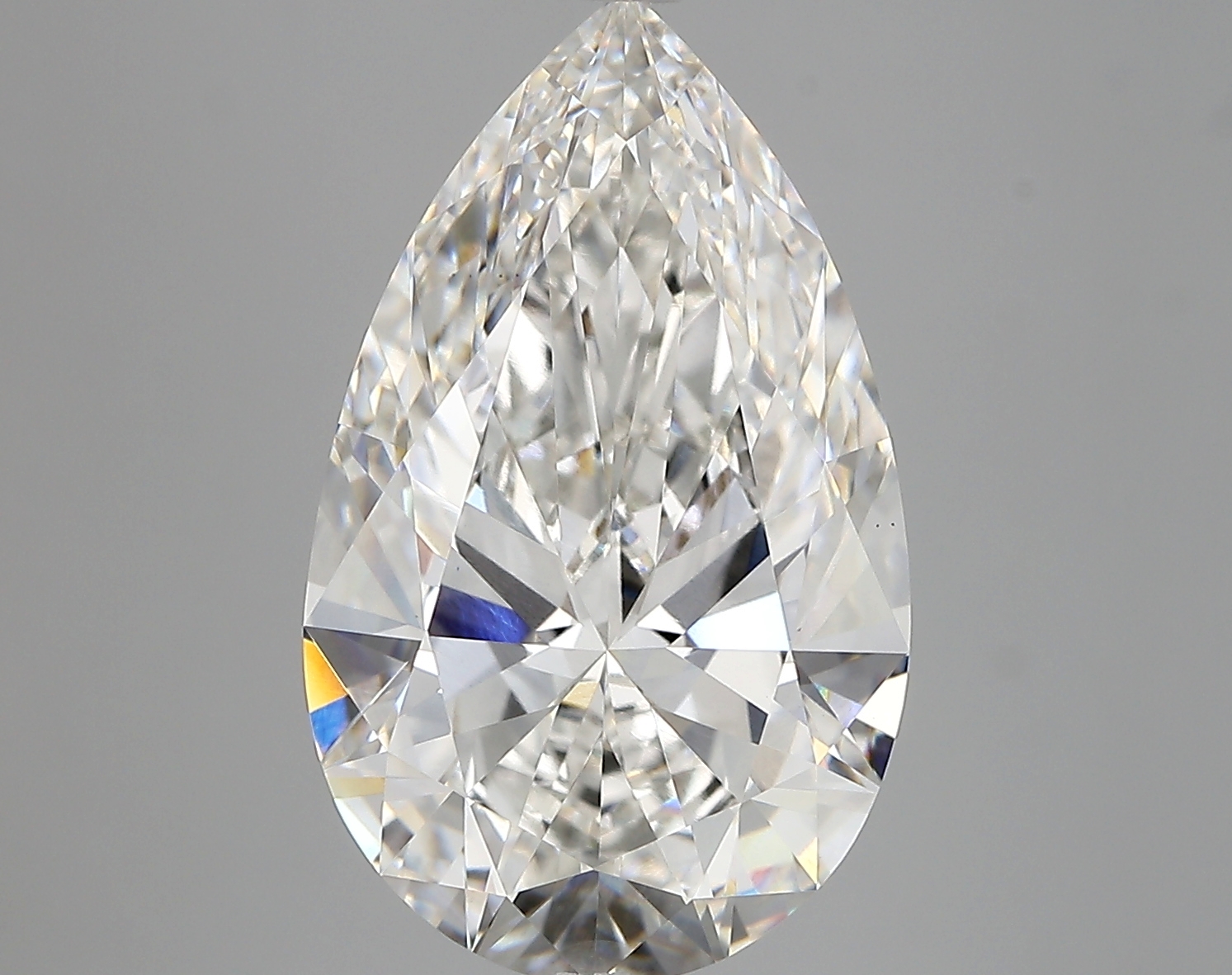 6.59ct F VS1 Pear (IGI)