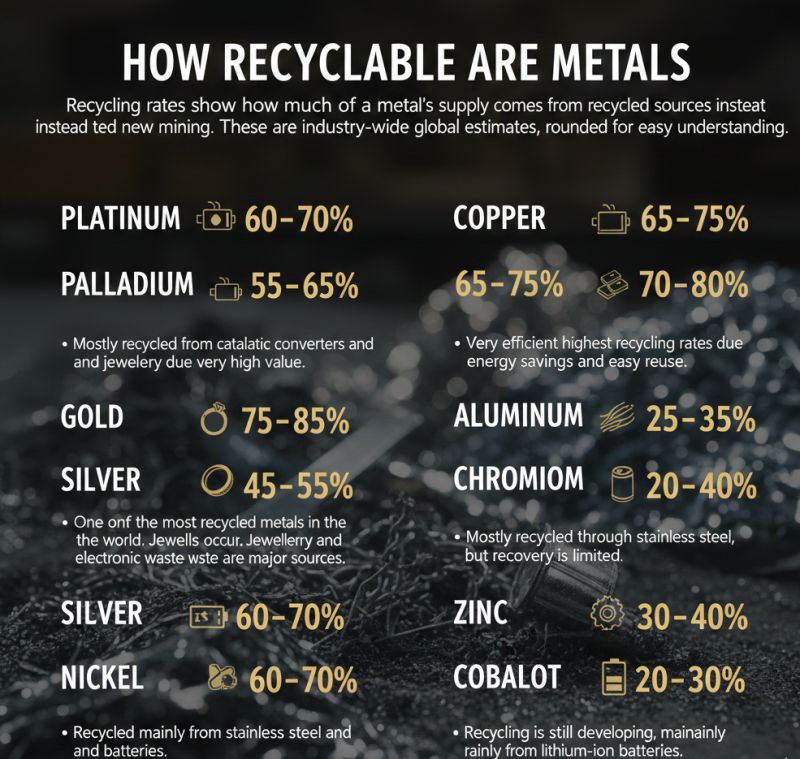 The Ultimate Guide to Metal Recyclability: Rates, Processes, and a Sustainable Future